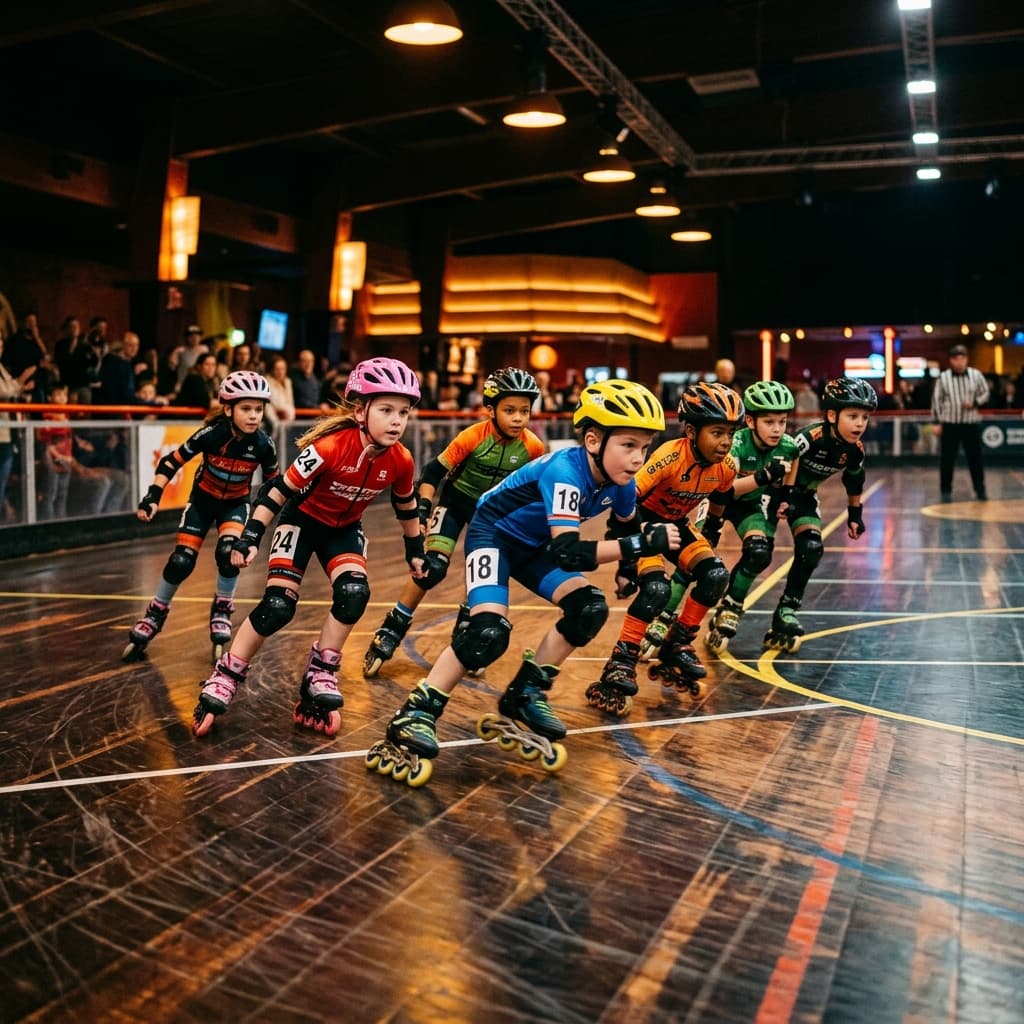 SmartWheels students training together